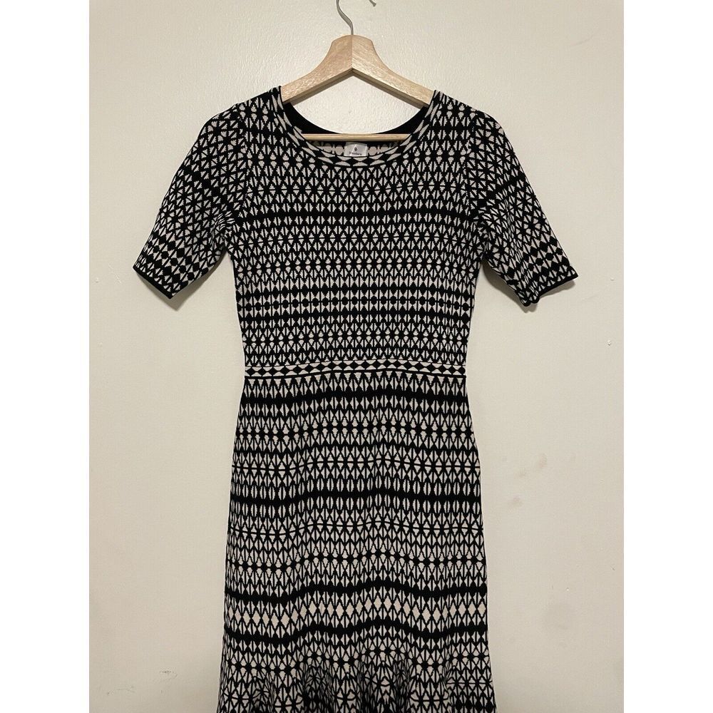 Dress Barn Dress Black and Tan Size Petite XS‎